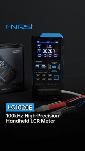 63K views · 521 reactions | Meet the FNIRSI LC1020E 100kHz LCR Meter...