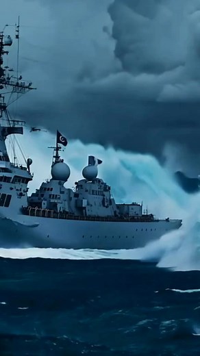 Can a Warship Survive a Massive Wave wave ship tidalwave | SLShip