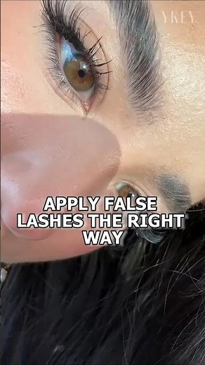 Apply False Lashes the Right Way