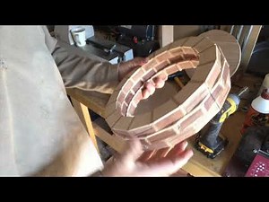 #24 Woodturning How To Make A Segmented Brickwork Effect bowl Sapele And Maple.