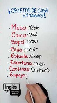 Learn household objects in English easily and quickly! 🏠📚 #easyenglish