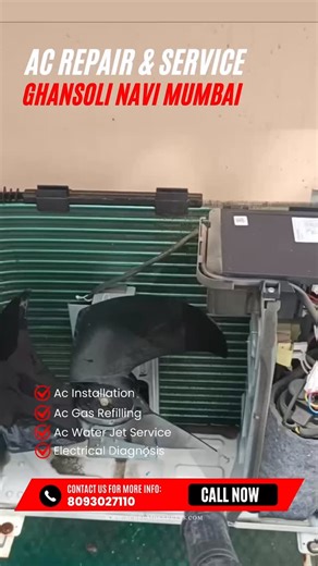Ac Repair express - Mumbai Mumbra Thane on Instagram: "AC Repair Express – AC Repair in Ghansoli Navi Mumbai | Same Day Service | Call: +91 80930 27110 AC repair near me Ghansoli Navi Mumbai Ghansoli Navi Mumbai ka trusted AC Repair & Service Center. Split / Window / Inverter — sab brand ka AC Repair, Service & Installation expert technicians ke saath. ⸻ 🔧 Our AC Services in Ghansoli ✅ Split AC Repair in Ghansoli ✅ Window AC Repair Ghansoli ✅ Inverter AC Repair Ghansoli ✅ AC General Service Gha