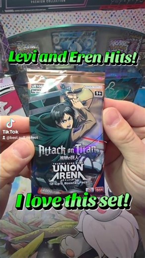 EREN AND LEVI CRAZY HITS!🤾💨 #aot #attackontitan #tcg #unionarena #fypyoutube #titanarmy