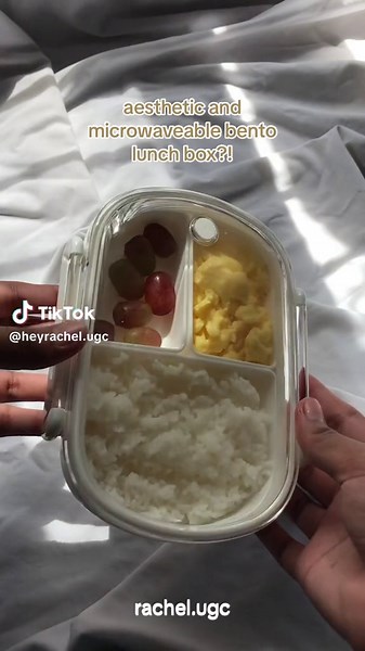 Microwaveable Bento Lunch Box - Aesthetic and Affordable