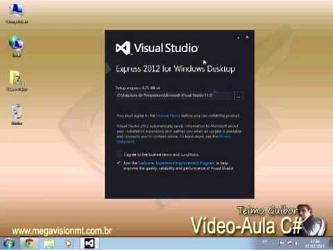 Aula 01 - Baixando e Instalando o Visual Studio Express 2012