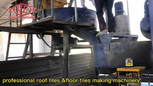 Roof and Floor Tile Making Plant Europe Clay Concrete Tile Machines Roof Machine Manufacturer Roofing Tile Machine for House