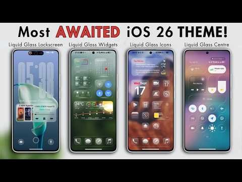 ⚡Most Awaited iOS 26 Liquid Glass Theme For Xiaomi HyperOS🔥