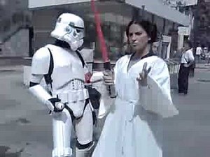 Dancing Princess Leia Munn?