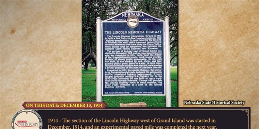 This Day in History - December 13: Highway 30 east of Grand Island built