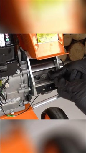 The EASIEST Way to Remove Wood Chipper Blades! Forest Master Blade Removal Tool #shorts #woodchipper