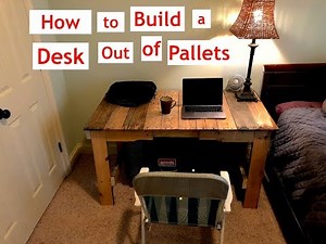 How to build a Desk out of pallet wood