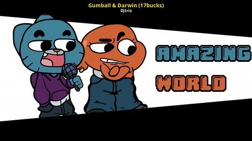 Gumball & Darwin (17bucks) Mod for Friday Night Funkin' | FNF Mods