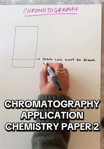 PAPER 2 | Important facts about chromatography! #chemistrypaper2 #chemistryhelp #revision #gcsechemistry #missdawsonscience #tiktoklive #livehighlights