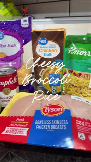 Cheesy Broccoli Rice with Chicken Crockpot Recipe