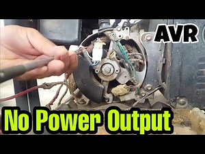 Generator no power output solution
