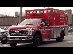 Paterson Fire Department EMS-1 Responding 3-14-25