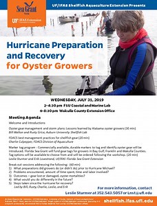 Hurricane Preparation and Recovery - Florida Shellfish Aquaculture Online Resource Guide