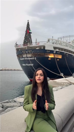 Chelsy Kukreja | Realtor | Entrepreneur on Instagram: "Dubai showing the world how it’s done. Be it future or the history dubai is setting an example on how you build and preserve it. ( dubai, world history, queen elizabeth ship dubai, future of dubai) #dubai #worldhistory #queenelizabeth #dubaifuture"