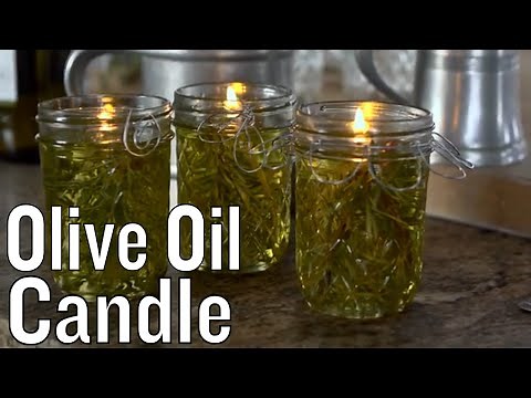 How to Make an Olive Oil Candle