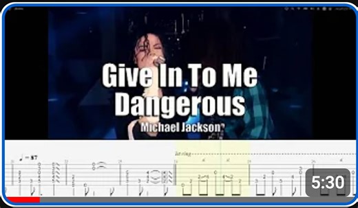 【完美吉他谱】Michael Jackson ft. Slash - Give In To Me