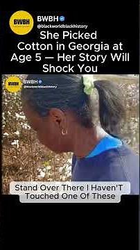Black History: "I Walked Behind My Mama Picking Cotton"'' #blackhistory #america #shorts