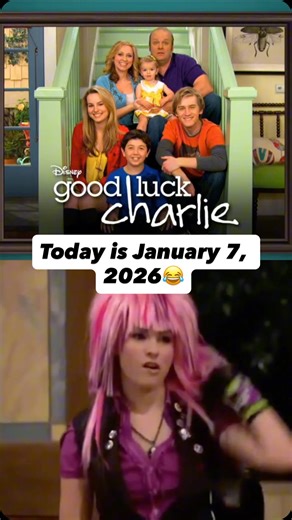 𝕿🅾️🅿️𝖘𝖍𝖊𝖑𝖋 🔌 on Instagram: "The Good Luck Charlie episode featuring the date January 7, 2026, “Futuredrama,” where Teddy has a dream set on that specific day showing a teenage Charlie is here, the episode was released on June 28, 2013. (Via: @discussingfilm ) #goodluckcharlie #nostalgia #fyp #viral #reels"