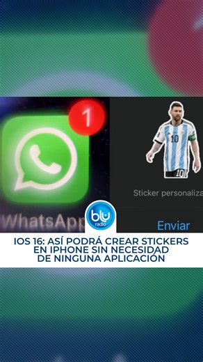 1.9K views · 29 reactions | iOS 16: así podrá crear stickers en iPhone sin necesidad de ninguna aplicación | Blu Radio | Facebook