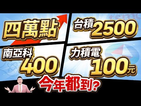 【四萬點、台積2500、南亞科400、力積電100元 今年都到?】2026.01.16(字幕版)