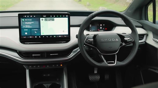 2025 Skoda Elroq Interior Design in Graphite Grey Metallic