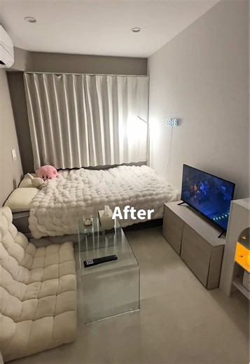 6畳の部屋でのセミダブルベッドと座椅子の工夫