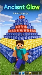 Glowing Pyramid Build in Minecraft ✨🏜️