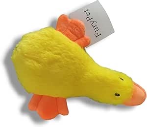 Dog Toys - Yellow Duck Dog Toy, Calming Duck Dog Toy, Duck Dog Toy, Dog Duck Toy, Duck Toy for Dogs, for Small and Medium Pets, Supports Active Biting and Play… (Yellow)
