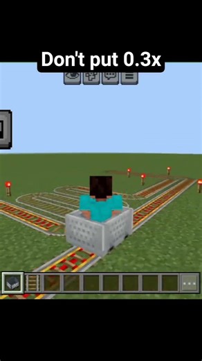 Don't put 0.3x #minecraft #minecraftshorts #shorts