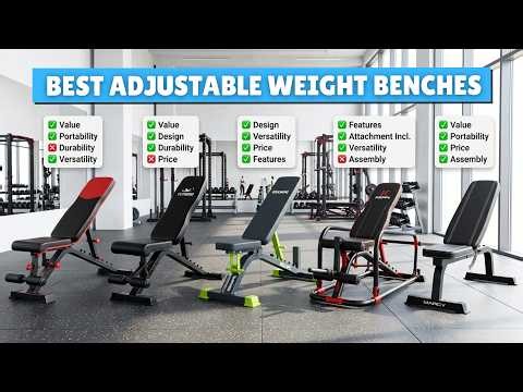 The 5 BEST Adjustable Weight Benches for Home Gyms (2026) – Budget to Pro Picks!