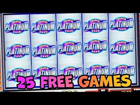 25 FREE GAMES 3X ON HIGH LIMIT QUICK HIT SLOT