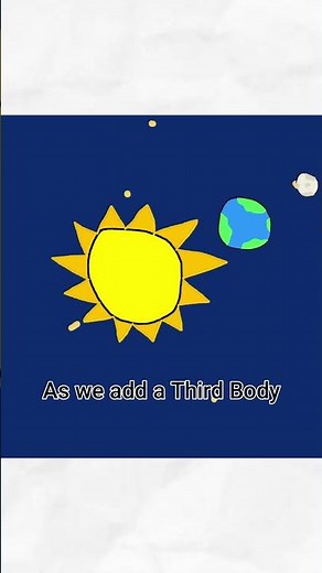 Simulating 3-Body Problem In 3D!! #physics simulation #science #gravity simulation