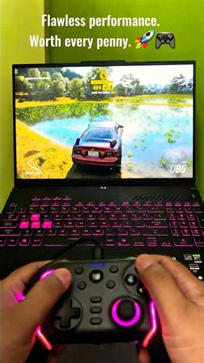 Asus Tuf Gaming A16 Forza horizon 6 #gaming #asustuf #viralshorts