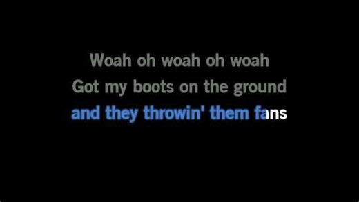Karaoke Boots on the Ground - 803Fresh - CDG, MP4, KFN - Karaoke Version