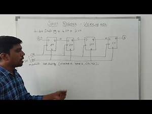 Design a 4 Bit Shift Register using Blocking Statement | Verilog HDL Program || Learn Thought