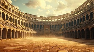 Premium Photo | Lifelike Roman Temple Battlefield For Battles Video Game Fighting Video Game Arena Background