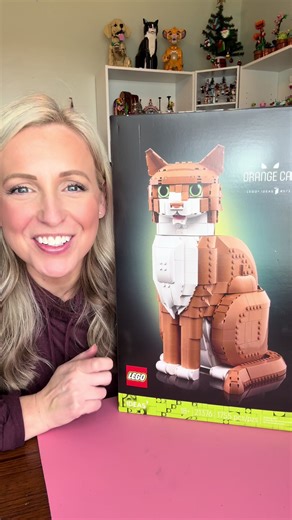 Building the LEGO Ideas Orange Tabby Cat