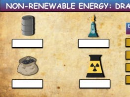 Non-Renewable Energy Sources: Drag & Drop Worksheet: Google Slides. Powerpoint | Teaching Resources