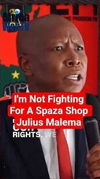 I'm Fighting For A Mine, Not A Spaza Shop | Julius Malema