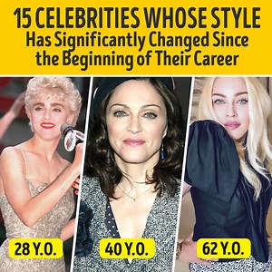 5.7M views · 10K reactions | 15 celebrities whose style has significantly changed since the beginning of their career | Bright Side | Facebook
