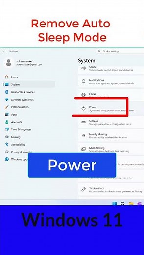 How To Disable Automatic Sleep Mode In Windows 11. #sleeping