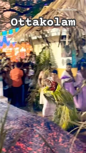 Most Dangerous Ritual: Theechamundi Ottakolam 2026 #shorts #ottakolam #touristmustsee #theechamundi
