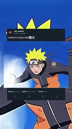 NARUTO AURA +999 📈☠️ The coldest#naruto #viralshorts
