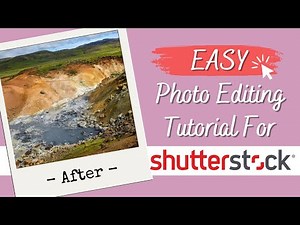 How to EDIT PHOTOS FOR SHUTTERSTOCK -- Easy Photo Editing Tutorial for Photoshop