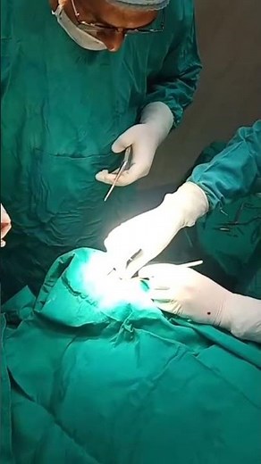 Doing External DCR (Conventional) surgery in patient having Chronic Dacryocystitis.