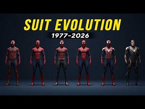 EVERY Spider-Man Suit Evolution in 3D | Tobey vs Andrew vs Tom (1977 to 2026)